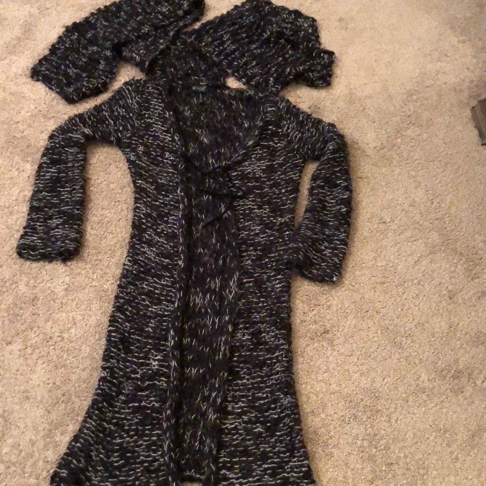 Long Crochet Cardigan